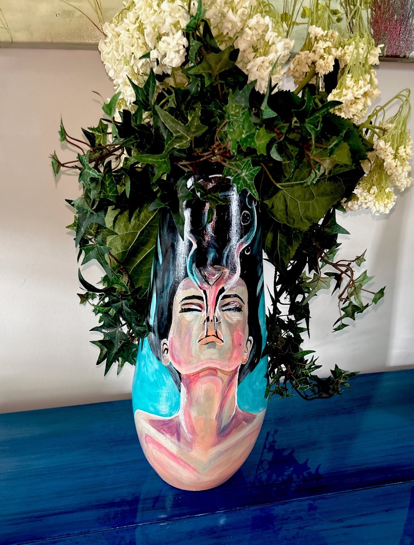 Vase Underwater Women Bubble Two