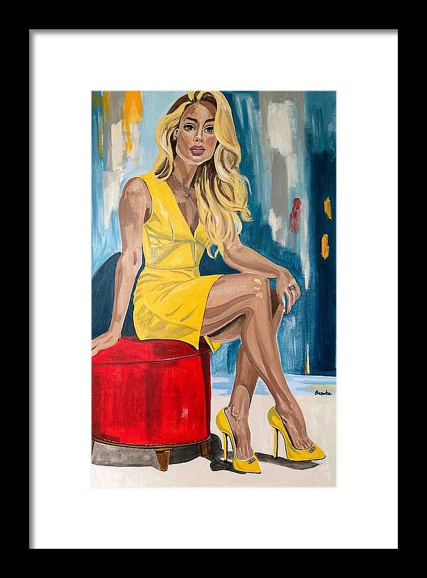 Alyssa - Framed Print