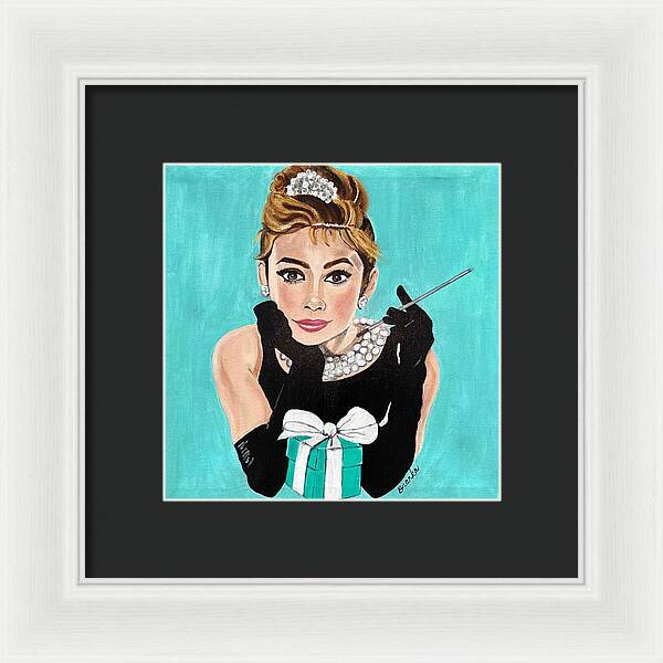 Audrey Hepburn - Framed Print