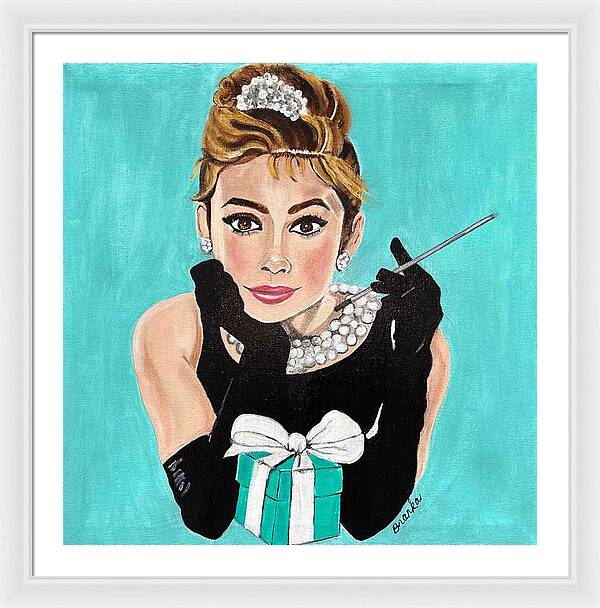 Audrey Hepburn - Framed Print