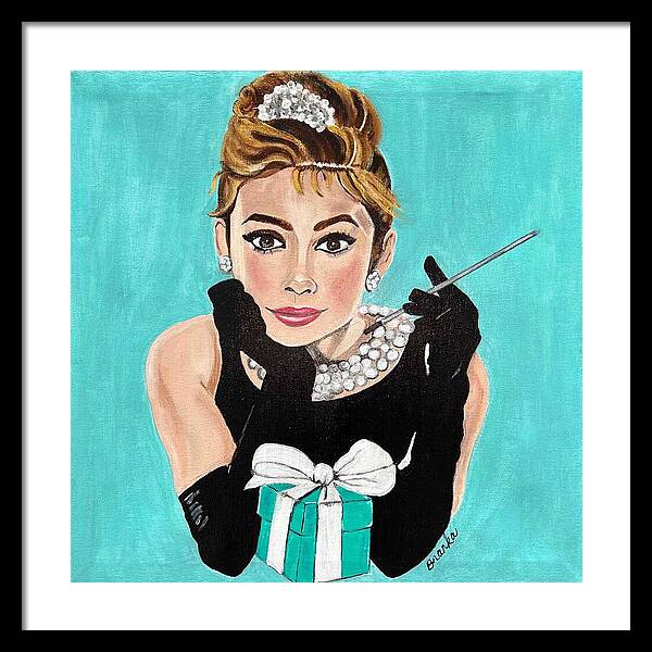 Audrey Hepburn - Framed Print