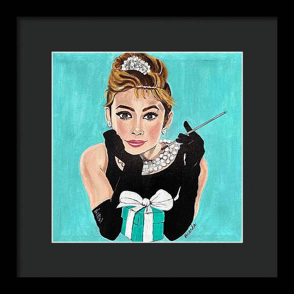 Audrey Hepburn - Framed Print