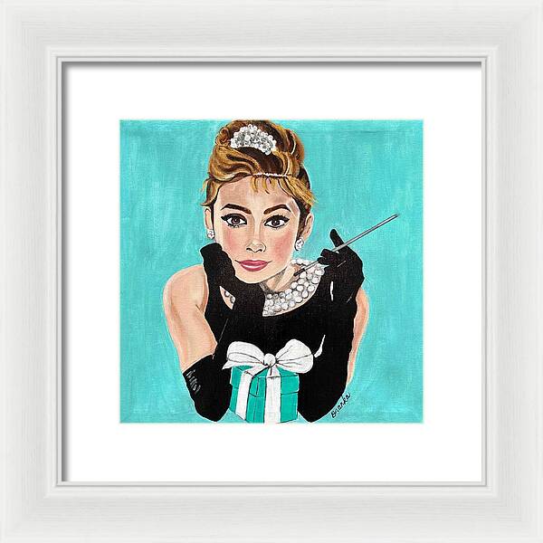 Audrey Hepburn - Framed Print
