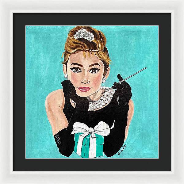 Audrey Hepburn - Framed Print