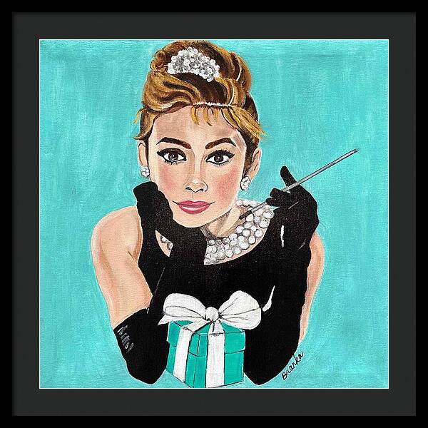 Audrey Hepburn - Framed Print