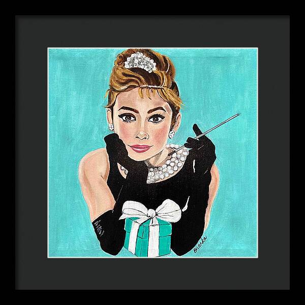 Audrey Hepburn - Framed Print