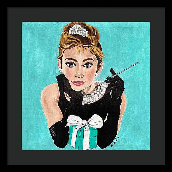 Audrey Hepburn - Framed Print