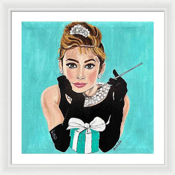 Audrey Hepburn - Framed Print
