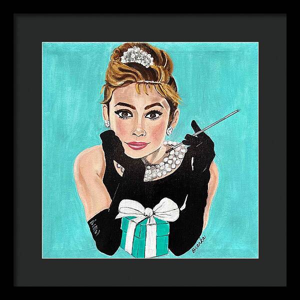Audrey Hepburn - Framed Print
