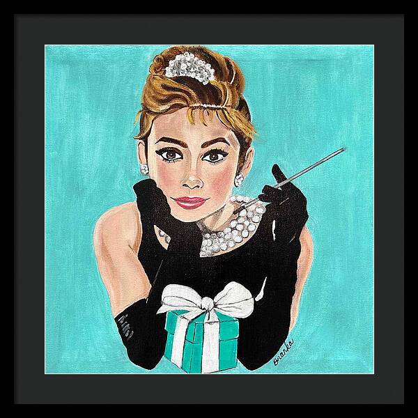 Audrey Hepburn - Framed Print