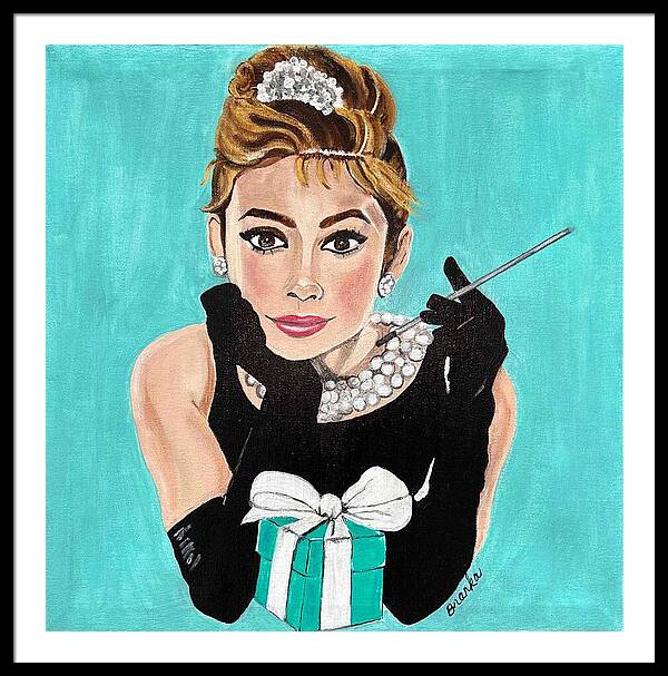 Audrey Hepburn - Framed Print
