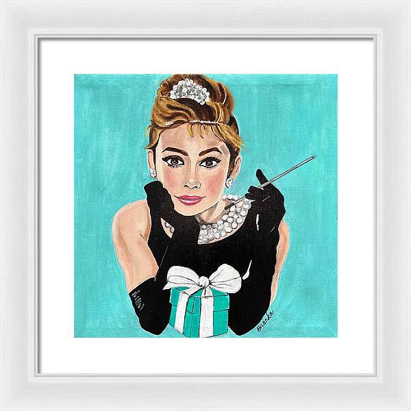 Audrey Hepburn - Framed Print