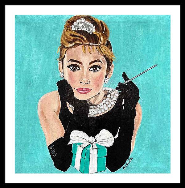 Audrey Hepburn - Framed Print