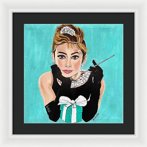 Audrey Hepburn - Framed Print