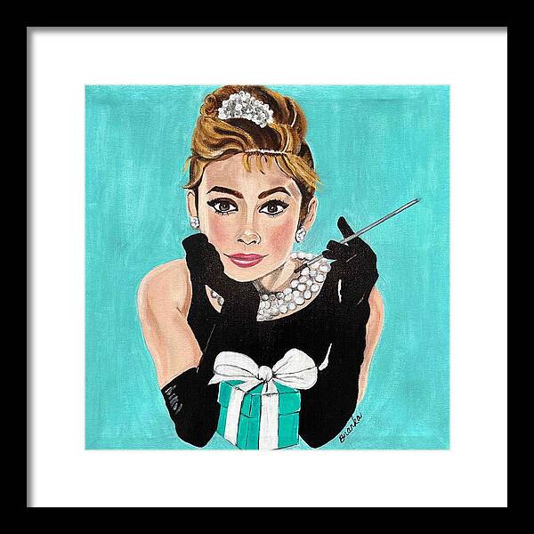 Audrey Hepburn - Framed Print