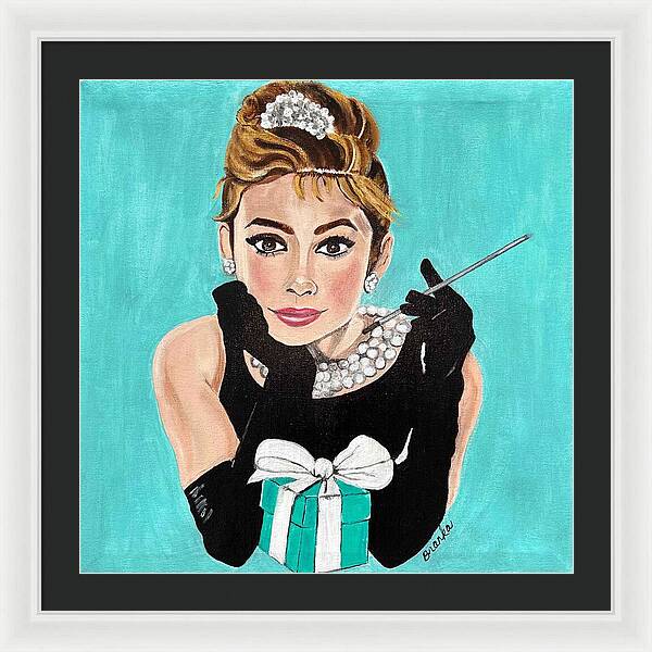 Audrey Hepburn - Framed Print