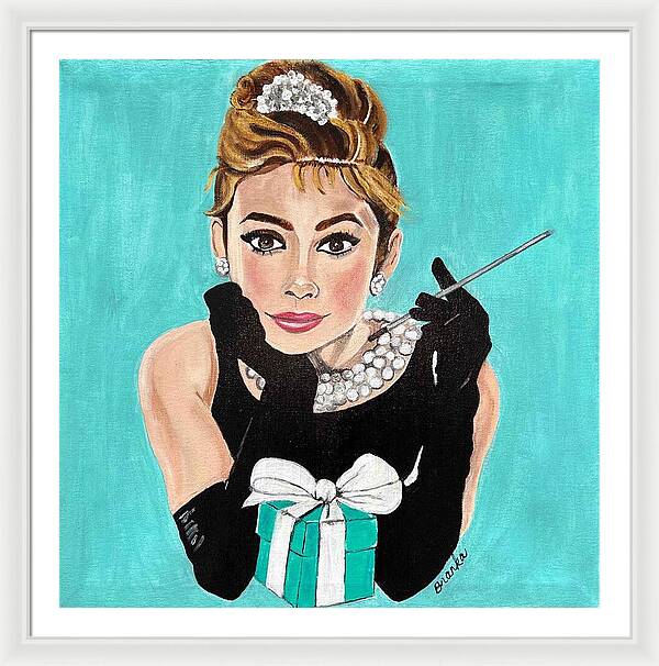 Audrey Hepburn - Framed Print