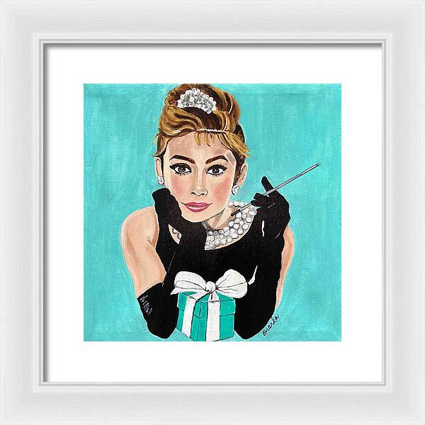 Audrey Hepburn - Framed Print