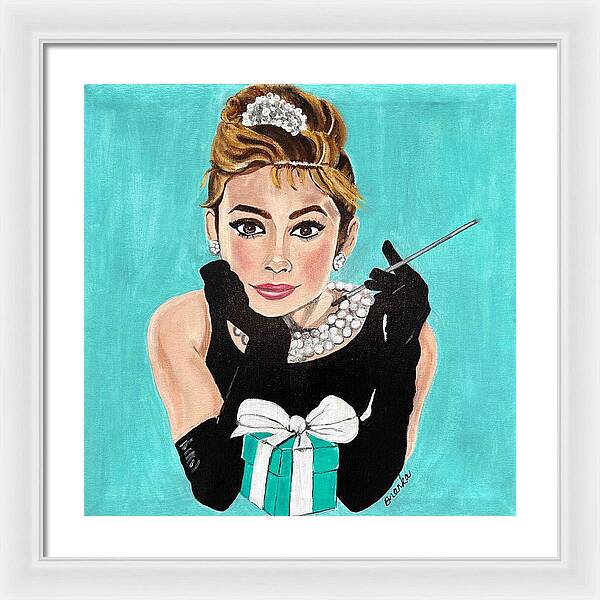 Audrey Hepburn - Framed Print