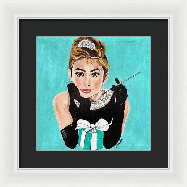 Audrey Hepburn - Framed Print