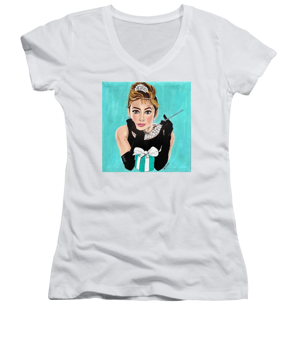 Audrey Hepburn - Women's V-Neck