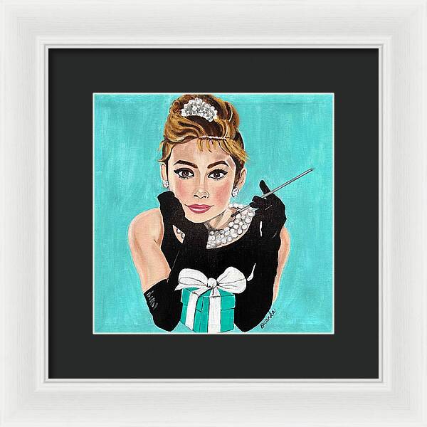 Audrey Hepburn - Framed Print