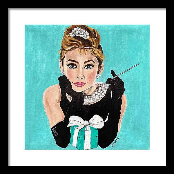 Audrey Hepburn - Framed Print