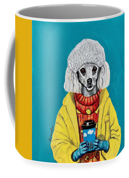 Coffee Shop Art French Poodle - Mug
