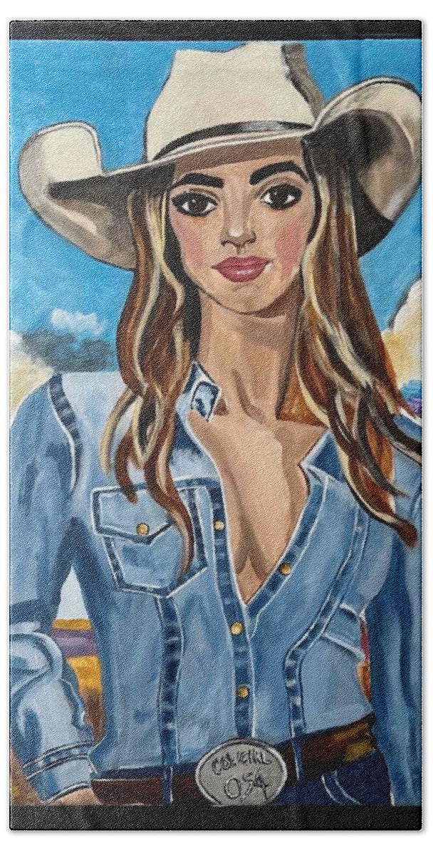 Cowgirl Marley - Beach Towel