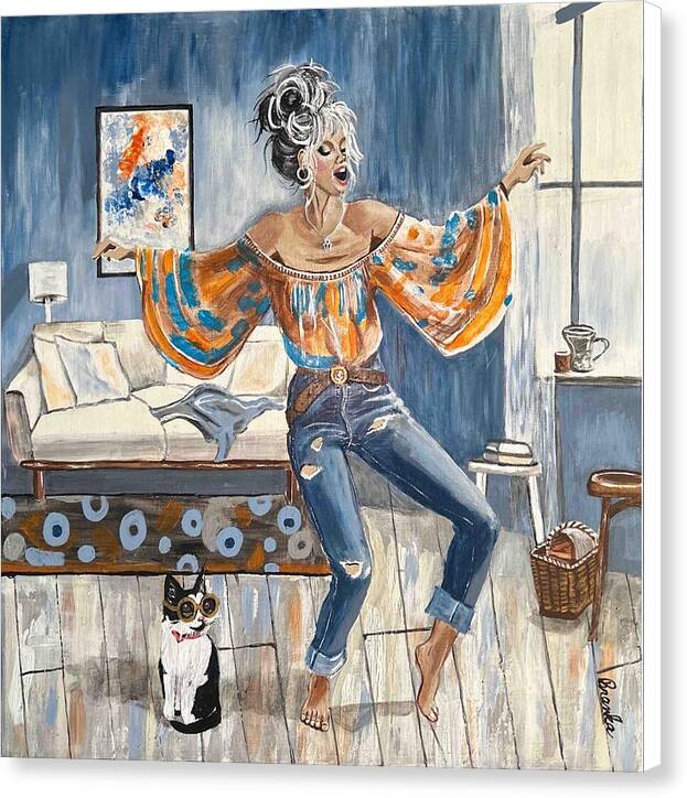 Dancing in my Living Room - Canvas Print
