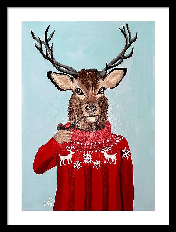 Danny Deer - Framed Print