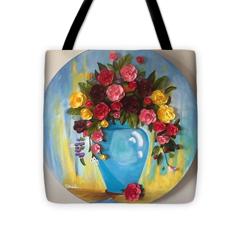 Dimensional Flowers - Tote Bag