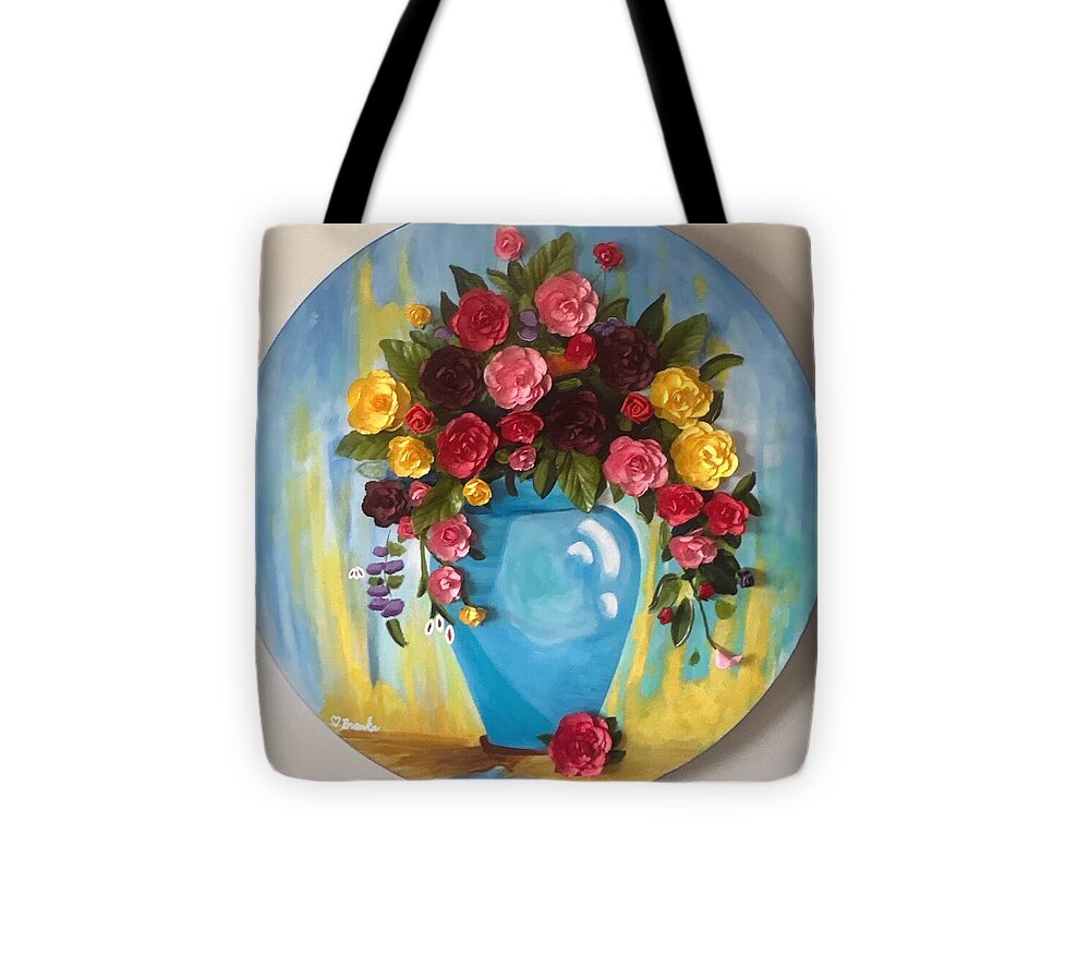 Dimensional Flowers - Tote Bag