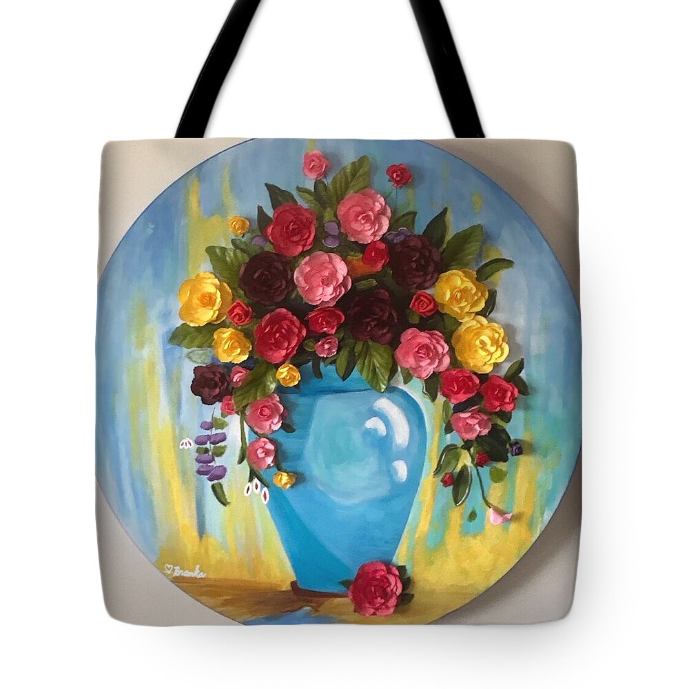 Dimensional Flowers - Tote Bag