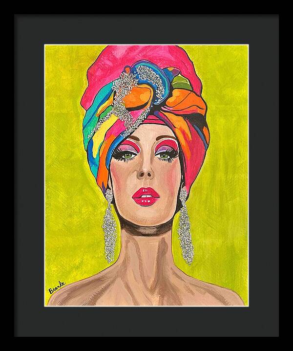 Kesha - Framed Print