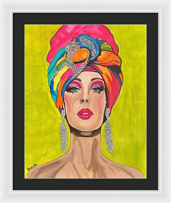 Kesha - Framed Print