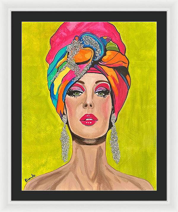 Kesha - Framed Print