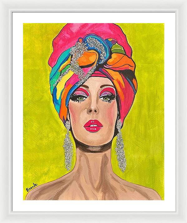 Kesha - Framed Print