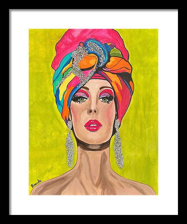Kesha - Framed Print