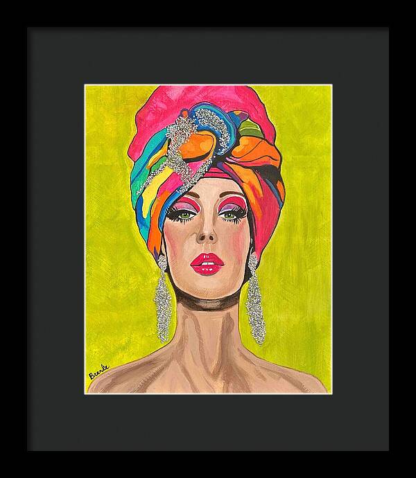 Kesha - Framed Print