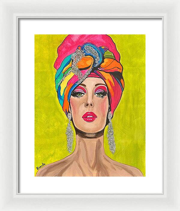 Kesha - Framed Print