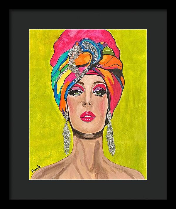 Kesha - Framed Print