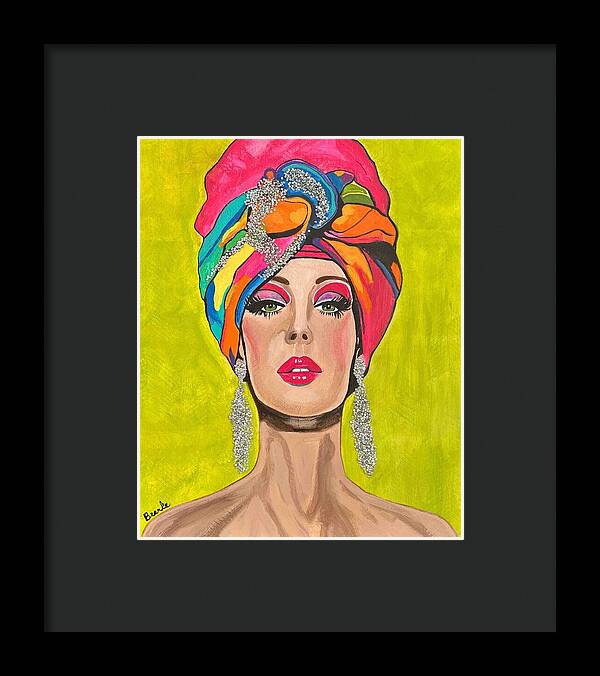 Kesha - Framed Print