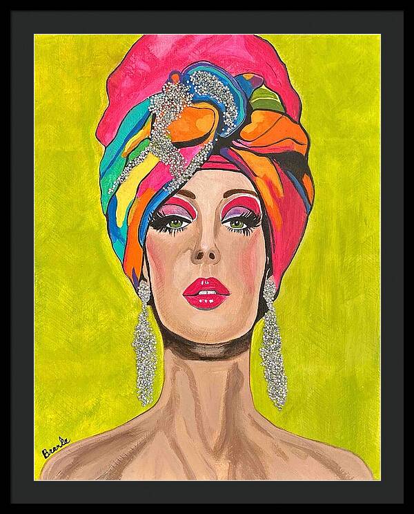Kesha - Framed Print