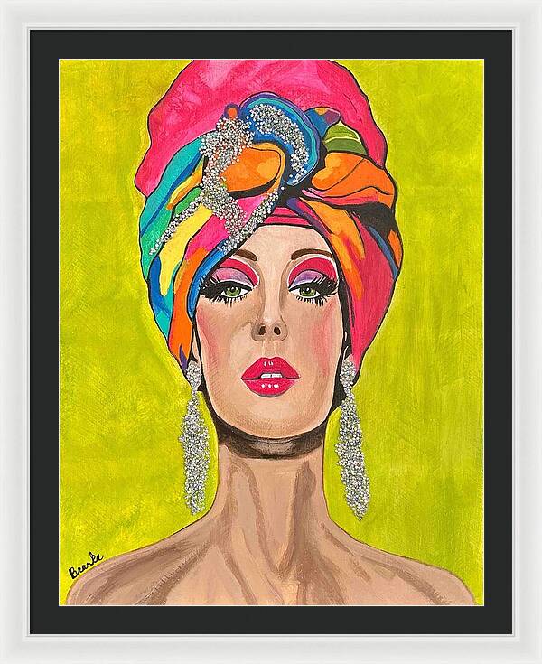 Kesha - Framed Print