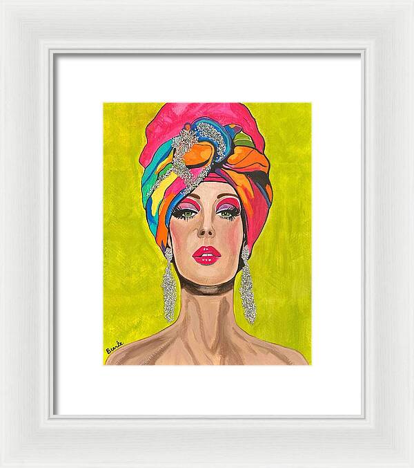 Kesha - Framed Print