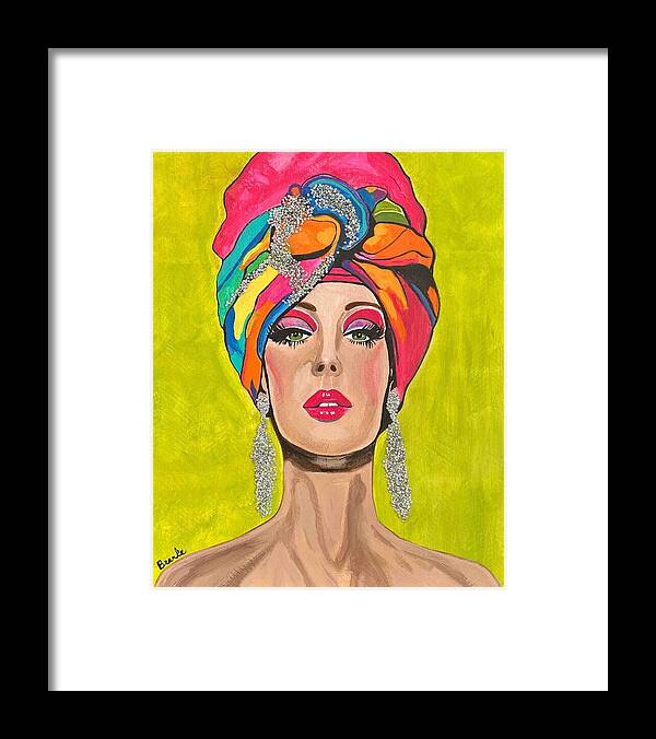 Kesha - Framed Print