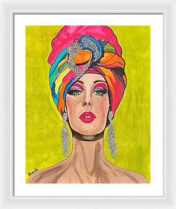 Kesha - Framed Print
