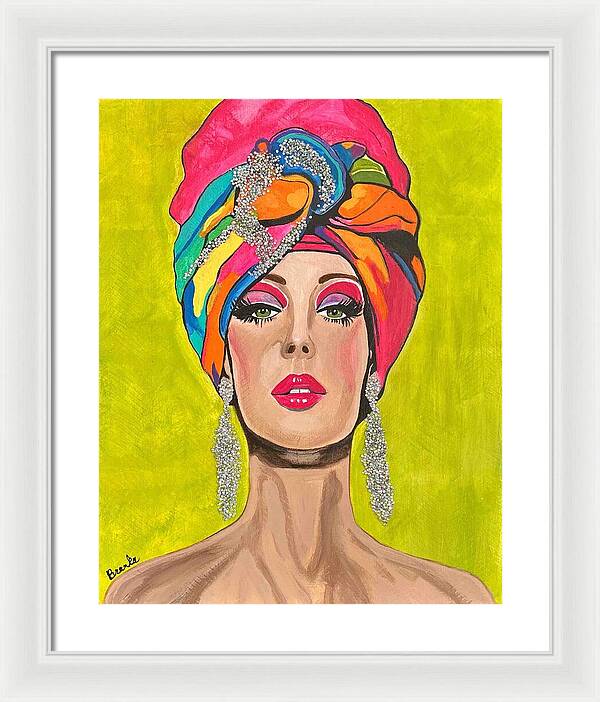 Kesha - Framed Print