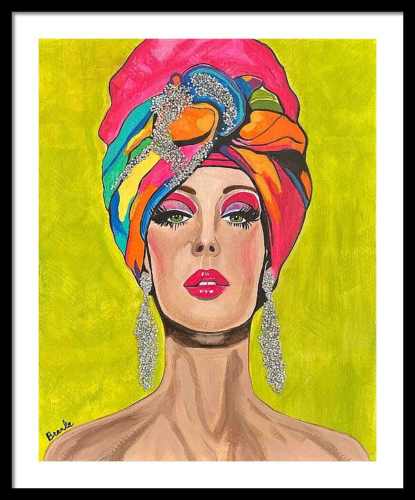 Kesha - Framed Print